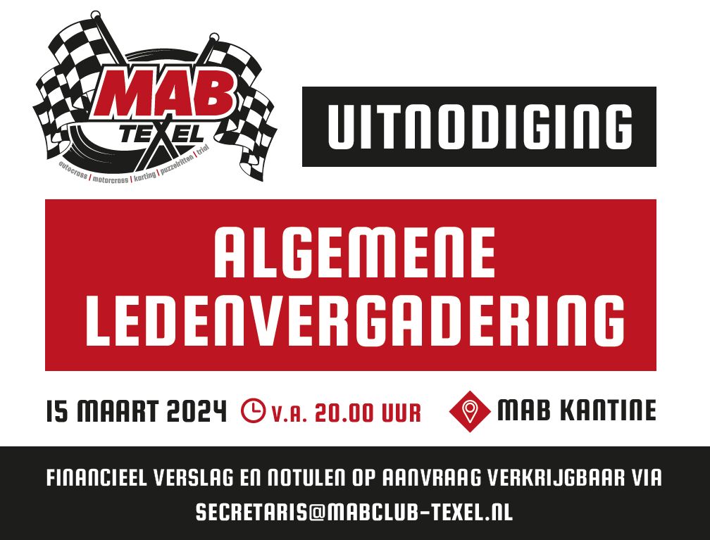 MAB Algemene ledenvergadering